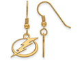 Sterling Silver Gp Nhl Logoart Tampa Bay Lightning Small Dangle Earrings