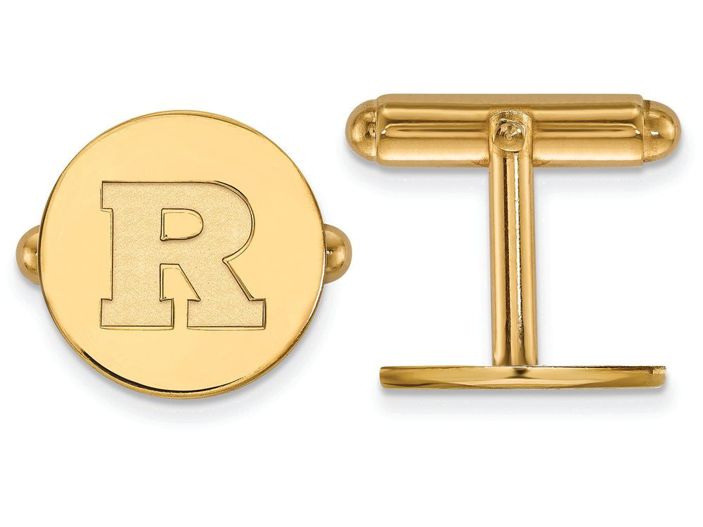 Logoart Sterling Silver Gp Rutgers Cuff Link