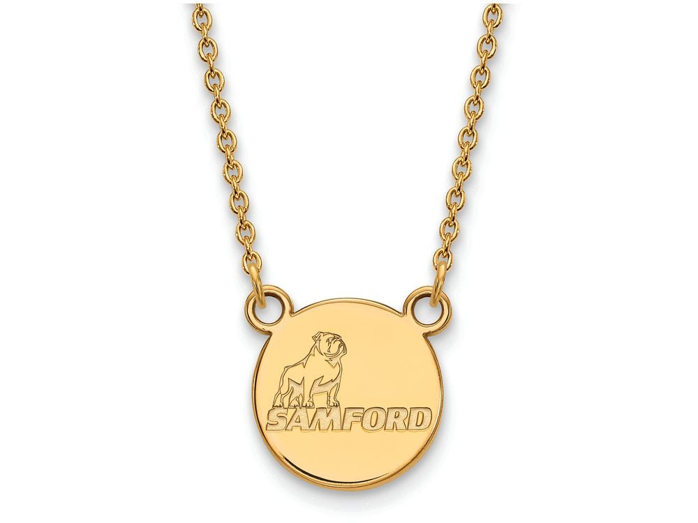 Logoart Sterling Silver Gp Samford University Small Pendant Necklace
