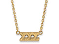 Logoart Sterling Silver Gp Sigma Sigma Sigma Medium Pendant Necklace