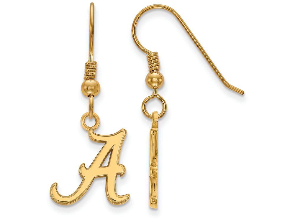 Logoart Sterling Silver Gp University Of Alabama Small Dangle Earrings