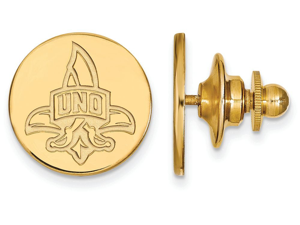 Logoart Sterling Silver Gp University Of New Orleans Lapel Pin