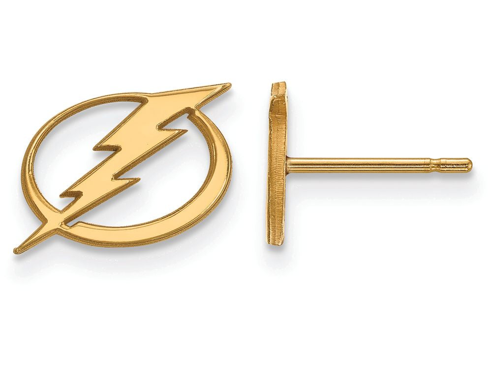 Sterling Silver Gp Nhl Logoart Tampa Bay Lightning Extra Small Post Earrings