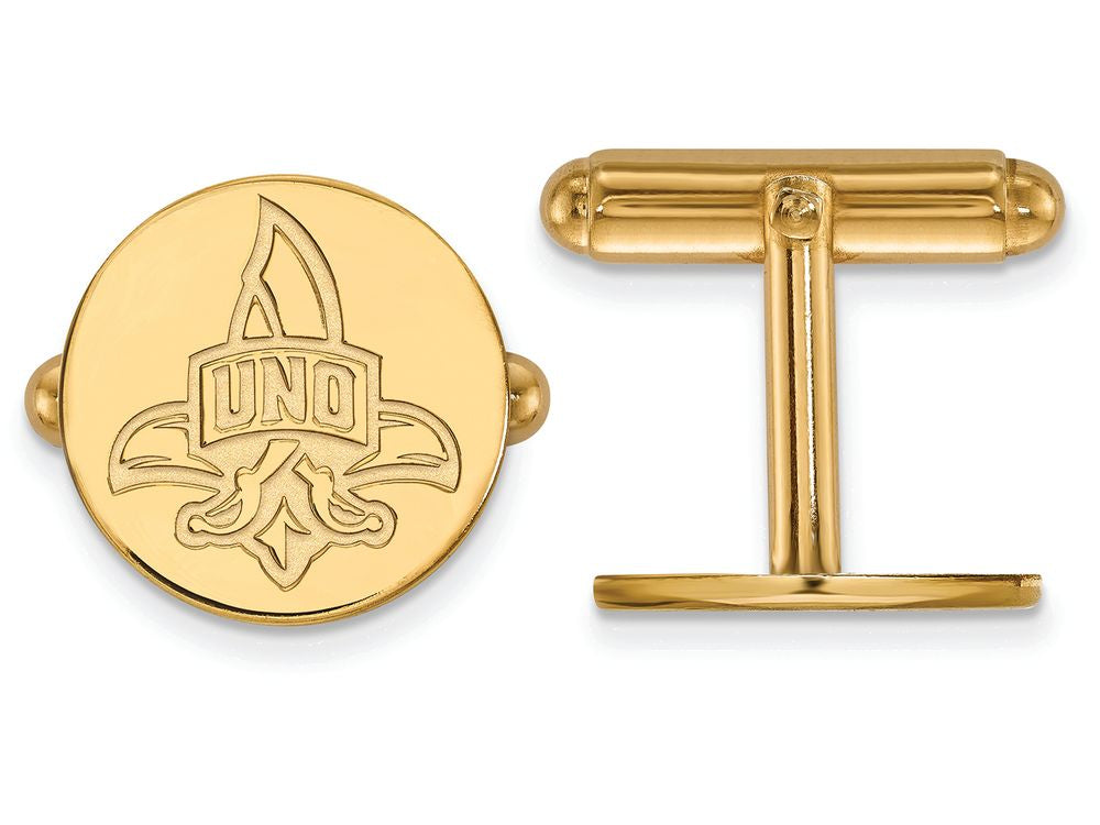 Logoart Sterling Silver Gp University Of New Orleans Cuff Link