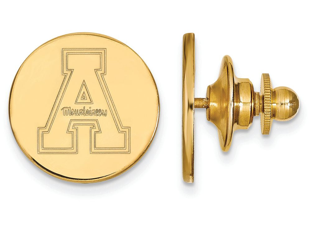 Logoart Sterling Silver Gp Appalachian State University Lapel Pin