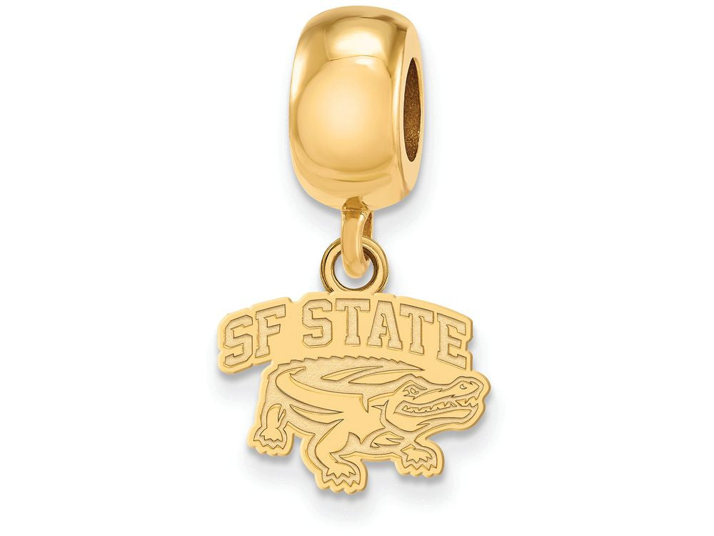 Logoart Sterling Silver Gp San Francisco State University Bead Charm Extra Small Da