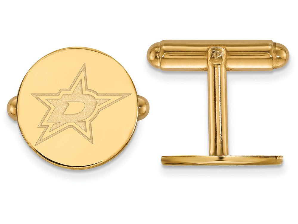 Sterling Silver Gp Nhl Logoart Dallas Stars Cuff Links