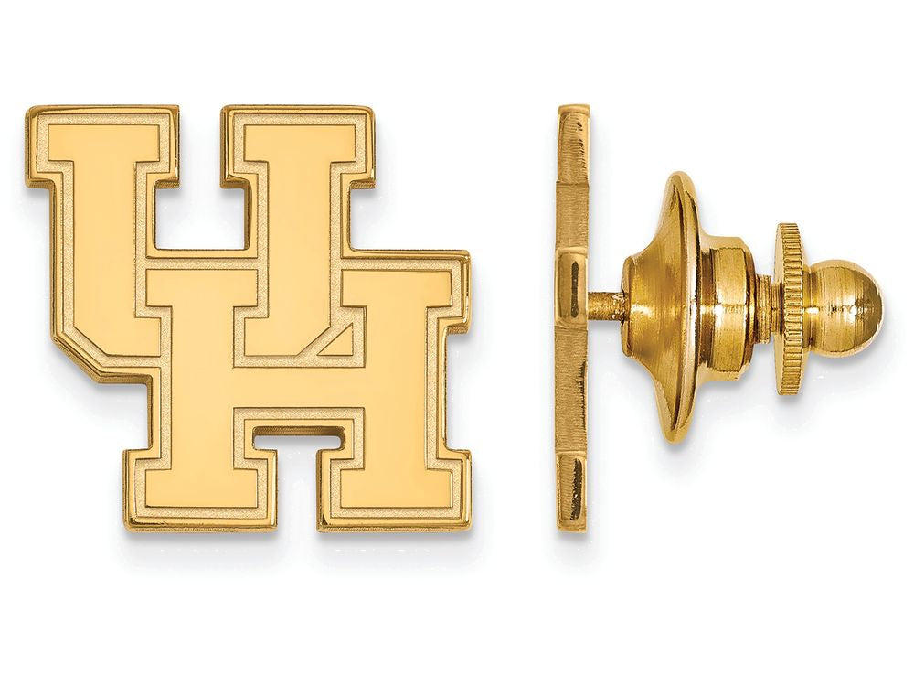 Logoart Sterling Silver Gp University Of Houston Lapel Pin