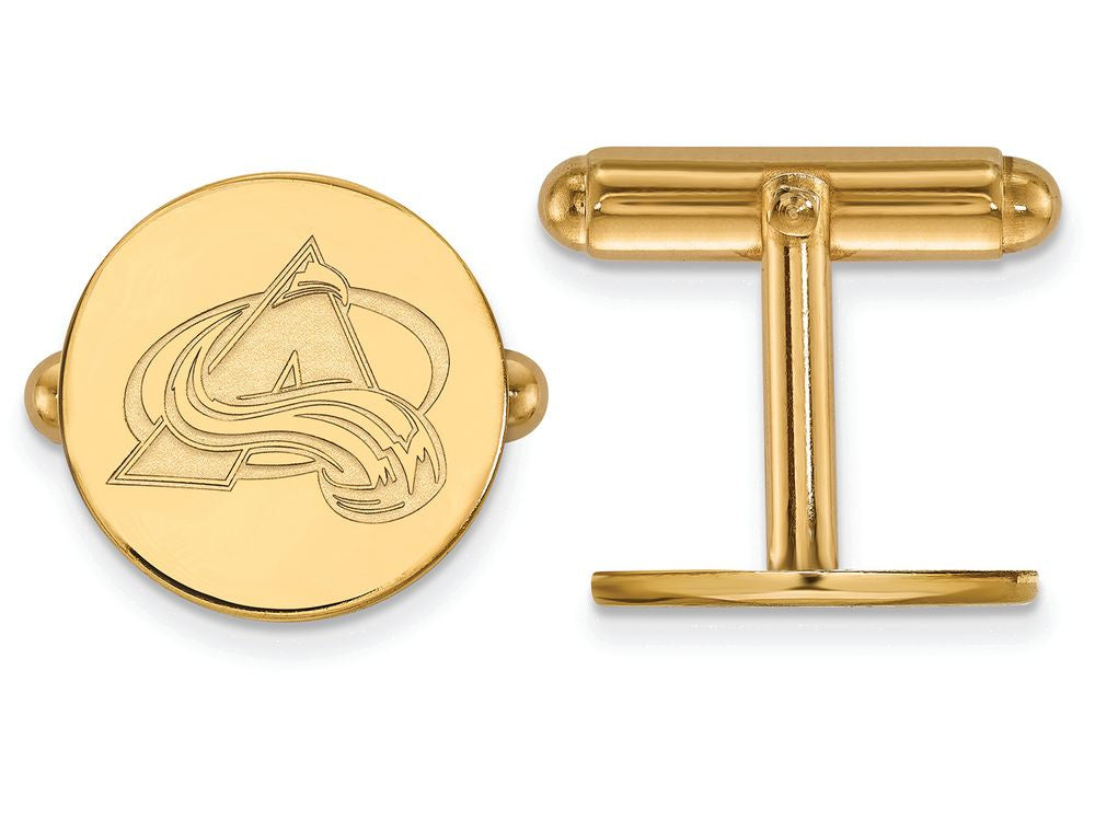 Sterling Silver Gp Nhl Logoart Colorado Avalanche Cuff Links