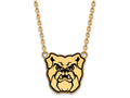 Logoart Sterling Silver Gp Butler University Enamel Large  Pendant Necklace