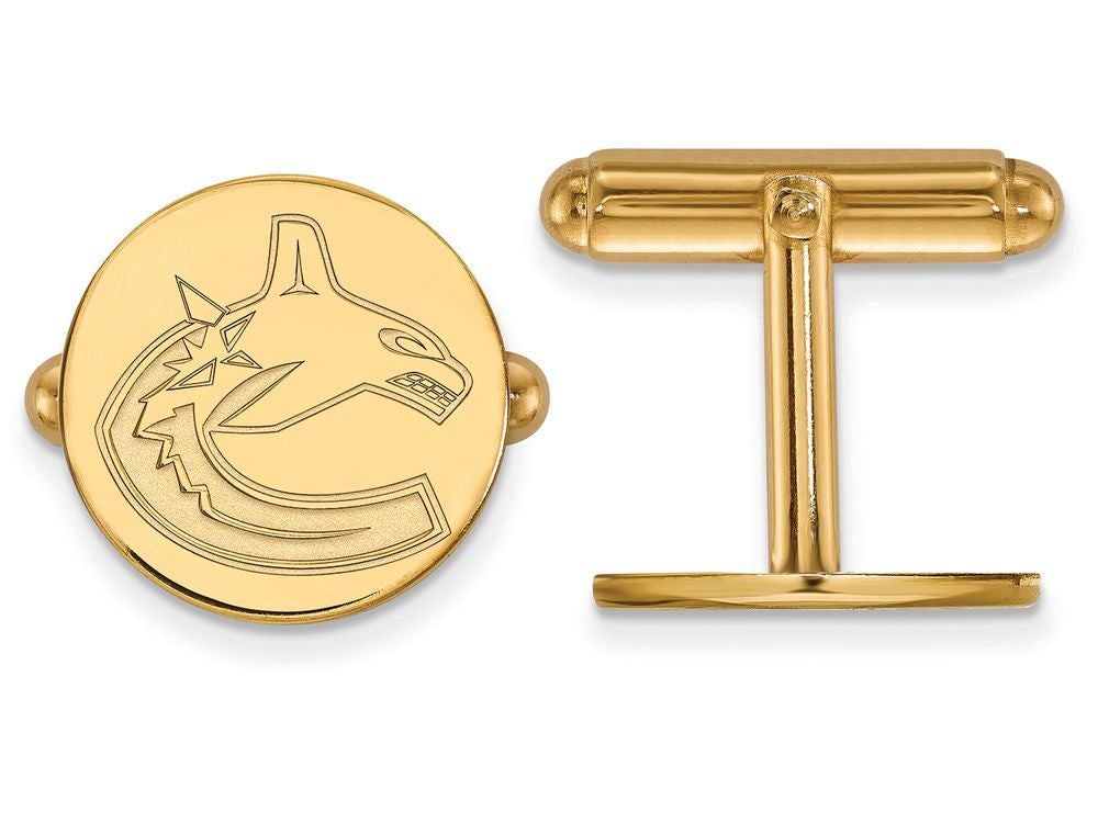 Sterling Silver Gp Nhl Logoart Vancouver Canucks Cuff Links