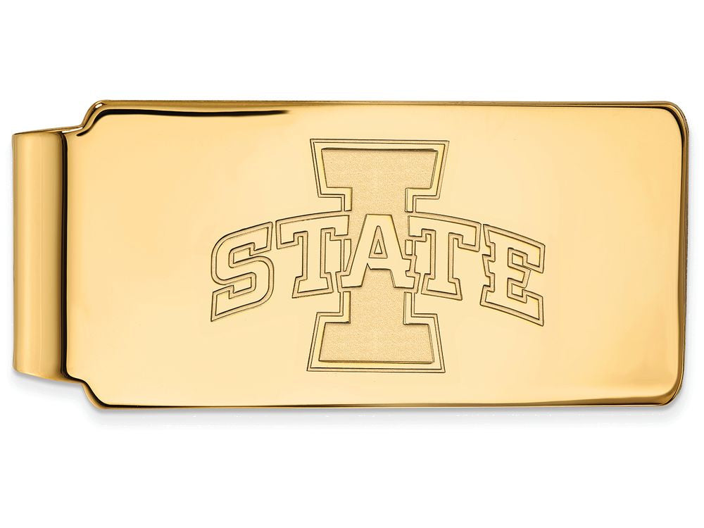 Logoart Sterling Silver Gp Iowa State University Money Clip
