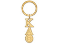 Logoart Sterling Silver Gp Kappa Alpha Theta Key Chain