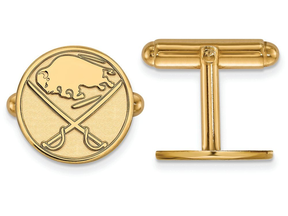 Sterling Silver Gp Nhl Logoart Buffalo Sabres Cuff Links