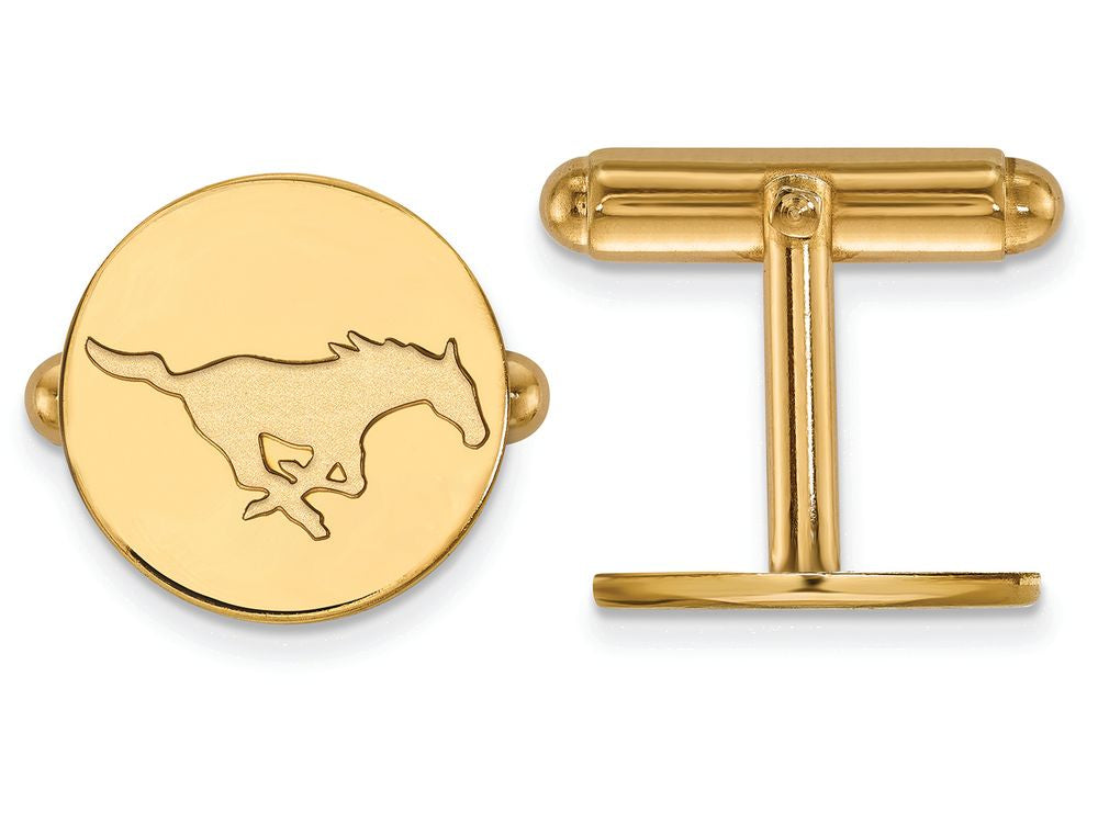 Logoart Sterling Silver Gp Southern Methodist University Cuff Link