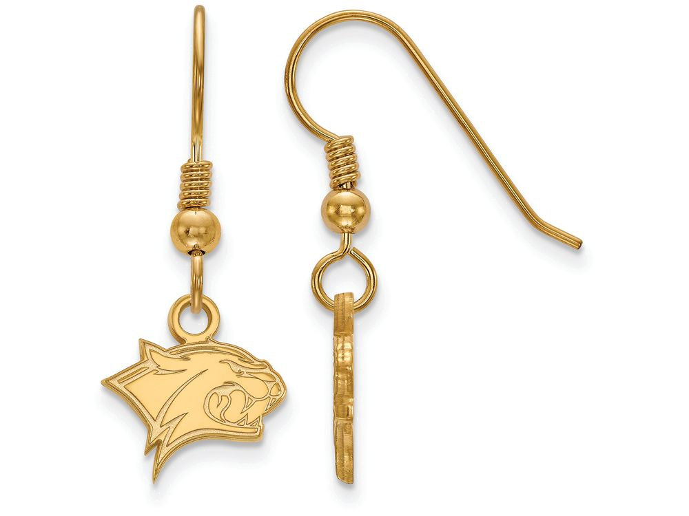 Logoart Sterling Silver Gp University Of New Hampshire Extra Small Dangle Earrings