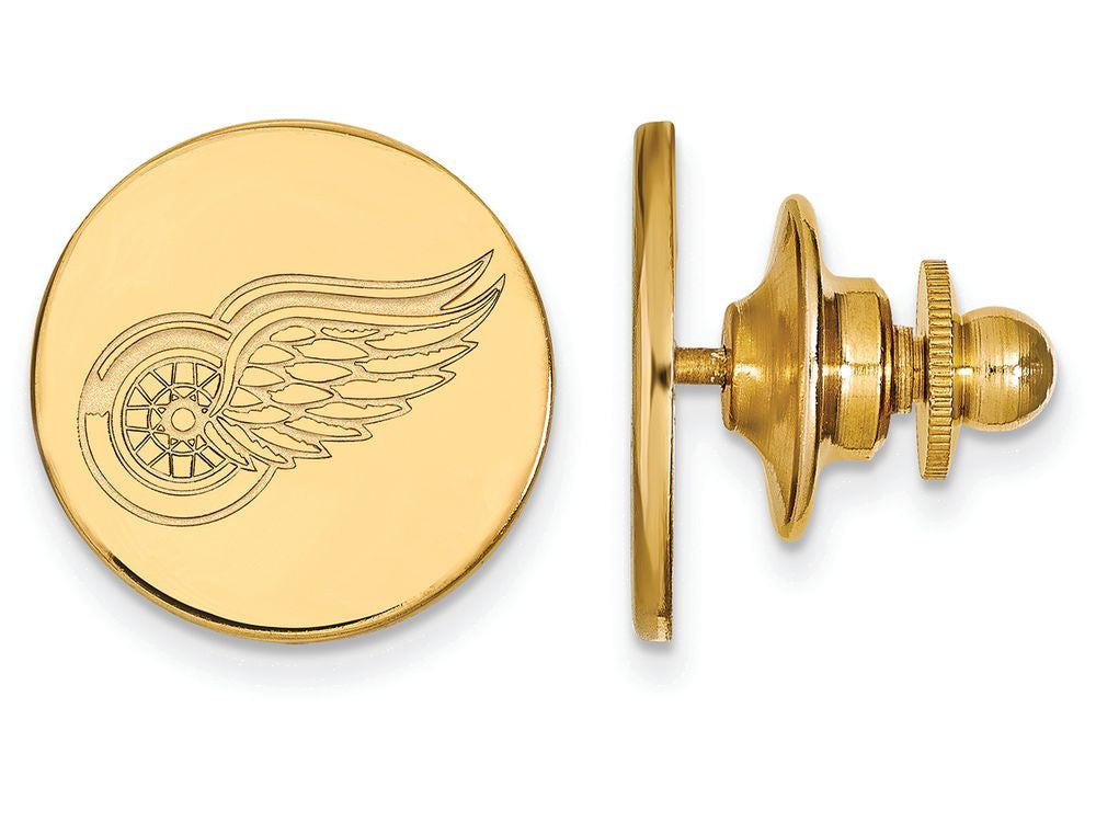 Sterling Silver Gp Nhl Logoart Detroit Red Wings Lapel Pin