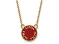 Logoart Sterling Silver Gp Alpha Sigma Alpha Small Enamel Pendant Necklace