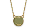 Logoart Sterling Silver Gp Kappa Delta Small Enamel Pendant Necklace