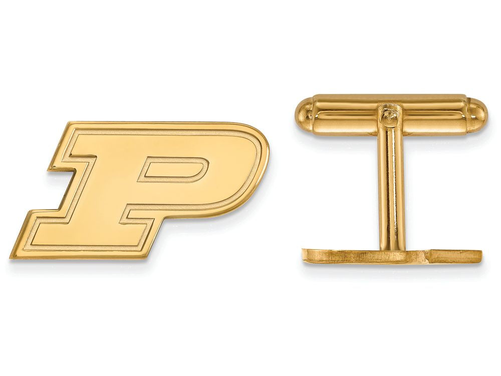 Logoart Sterling Silver Gp Purdue Cuff Link