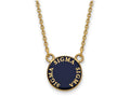Logoart Sterling Silver Gp Sigma Sigma Sigma Small Enamel Pendant Necklace