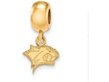 Logoart Sterling Silver Gp U Of New Hampshire Extra Small Dangle Bead Charm