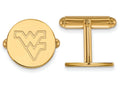 Logoart Sterling Silver Gp West Virginia University Cuff Link