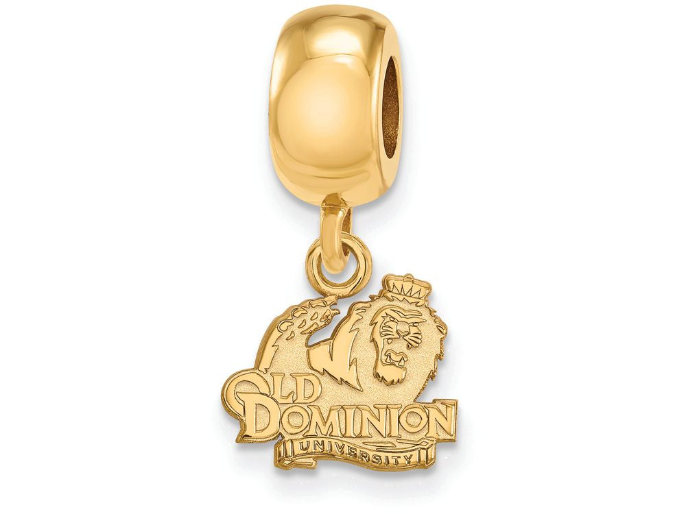 Logoart Sterling Silver Gp Old Dominion University Extra Small Dangle Bead Charm