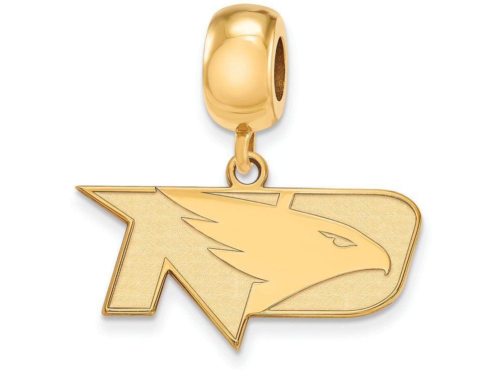 Logoart Sterling Silver Gp University Of North Dakota Small Dangle Bead