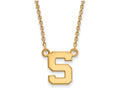 Logoart Sterling Silver Gp Michigan State U Small Pendant Necklace