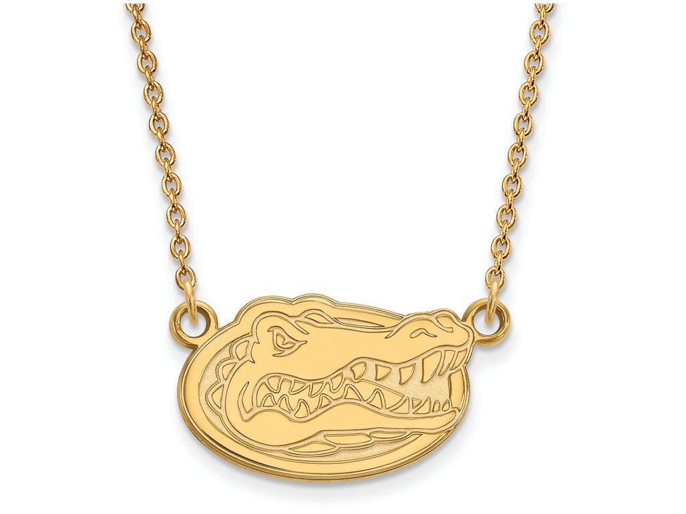 Logoart Sterling Silver Gp University Of Florida Small Pendant Necklace