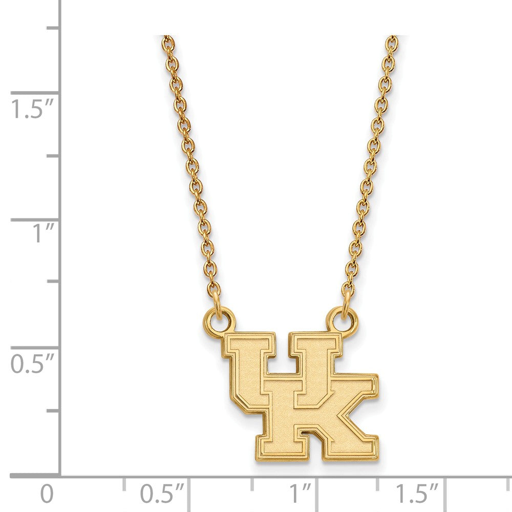 Logoart Sterling Silver Gp University Of Kentucky Small Pendant Necklace