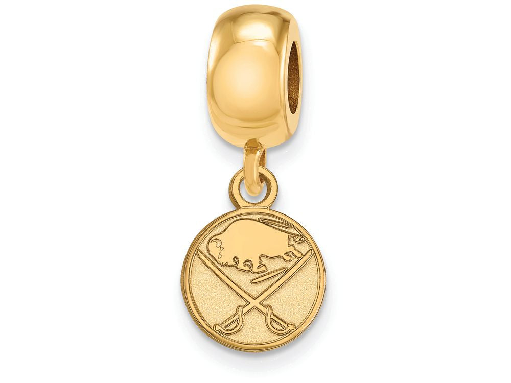 Sterling Silver Gp Nhl Logoart Buffalo Sabres Extra Small Dangle Bead Charm