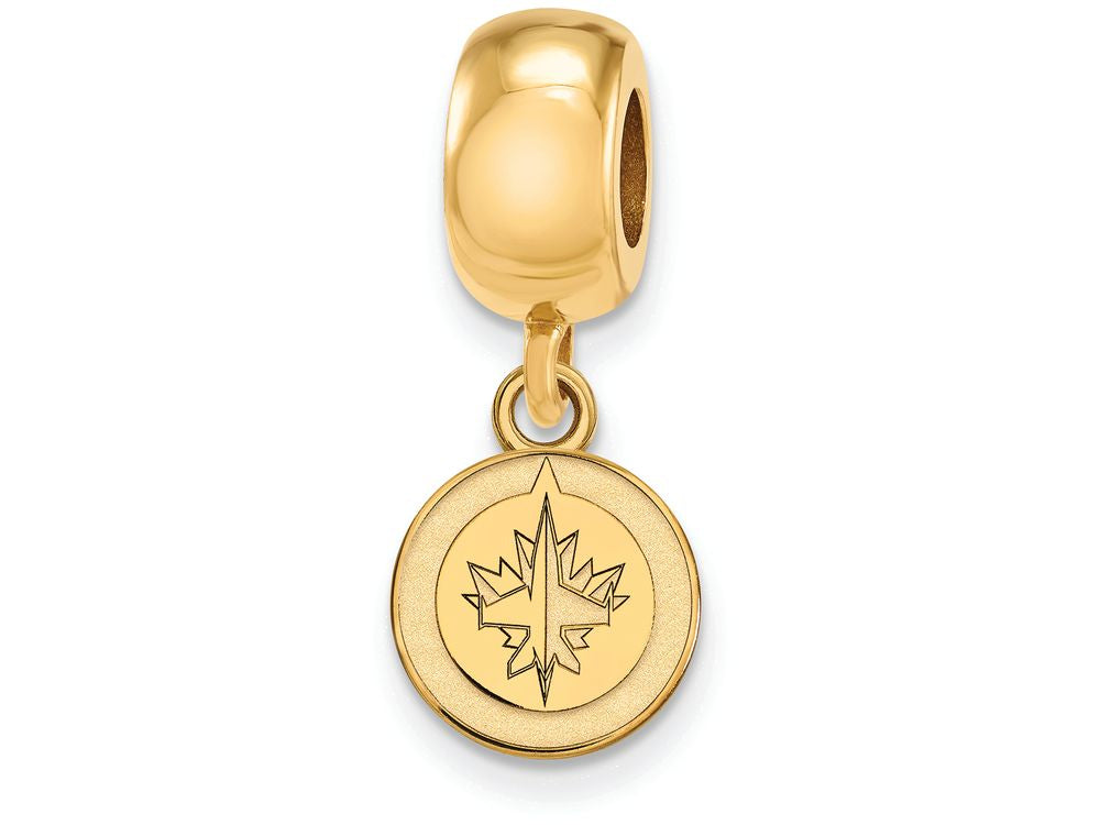 Sterling Silver Gp Nhl Logoart Winnipeg Jets Extra Small Dangle Bead Charm