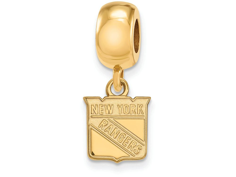 Sterling Silver Gp Nhl Logoart New York Rangers Extra Small Dangle Bead Charm