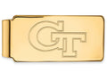 Logoart Sterling Silver Gp Georgia Institute Of Technology Money Clip