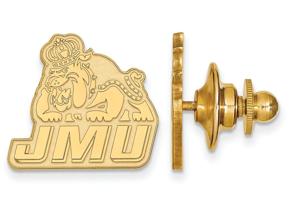 Logoart Sterling Silver Gp James Madison University Lapel Pin