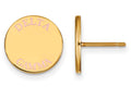 Logoart Sterling Silver Gp Delta Gamma Enameled Post Earrings