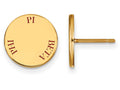 Logoart Sterling Silver Gp Pi Beta Phi Enameled Post Earrings
