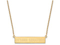 Logoart Sterling Silver Gp Ottawa Senators Small Bar Necklace
