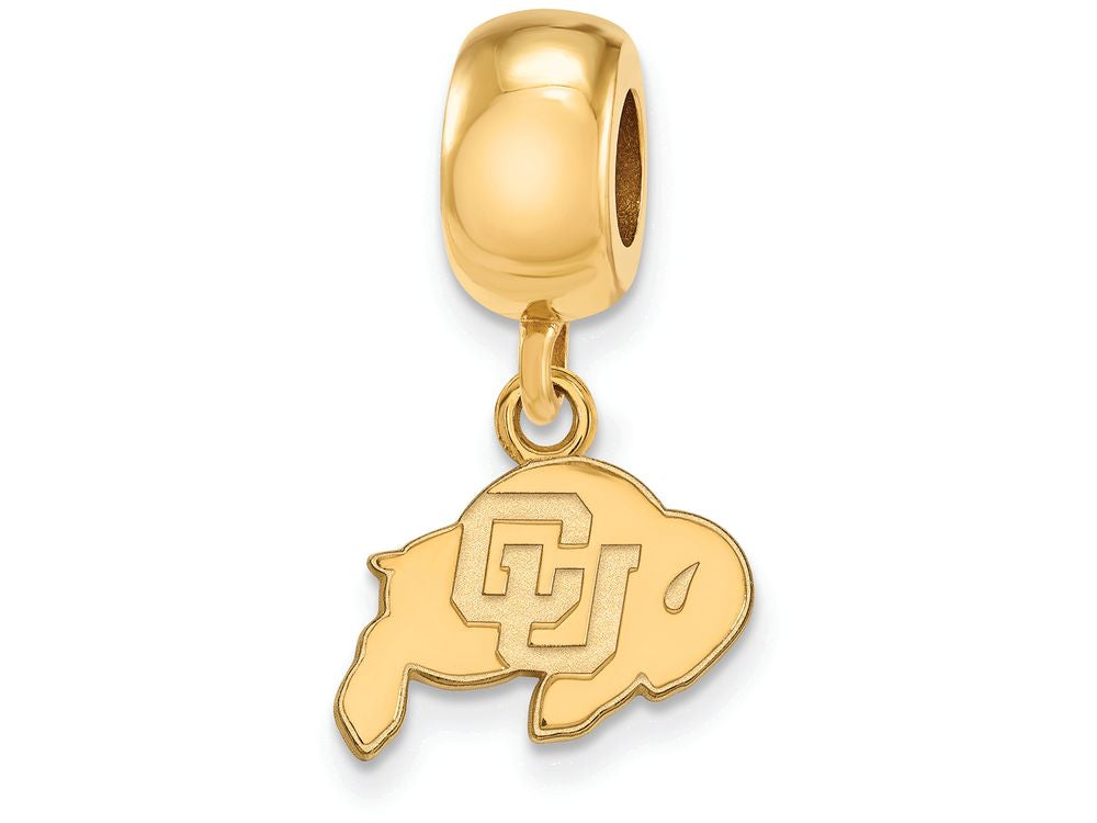 Logoart Sterling Silver Gp University Of Colorado Extra Small Dangle Bead Charm