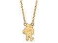 Logoart Sterling Silver Gp Iowa State University Large Pendant Necklace