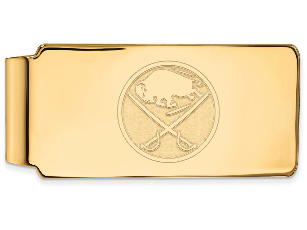 Logoart Sterling Silver Gp Buffalo Sabres Money Clip