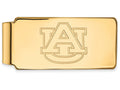 Logoart Sterling Silver Gp Auburn University Money Clip