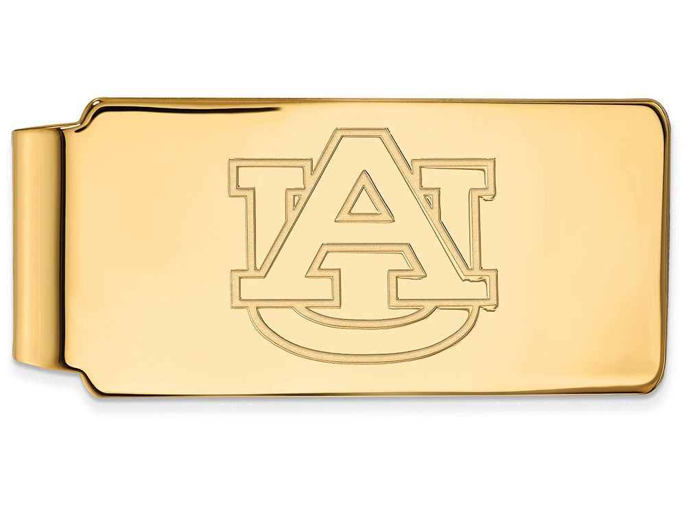 Logoart Sterling Silver Gp Auburn University Money Clip