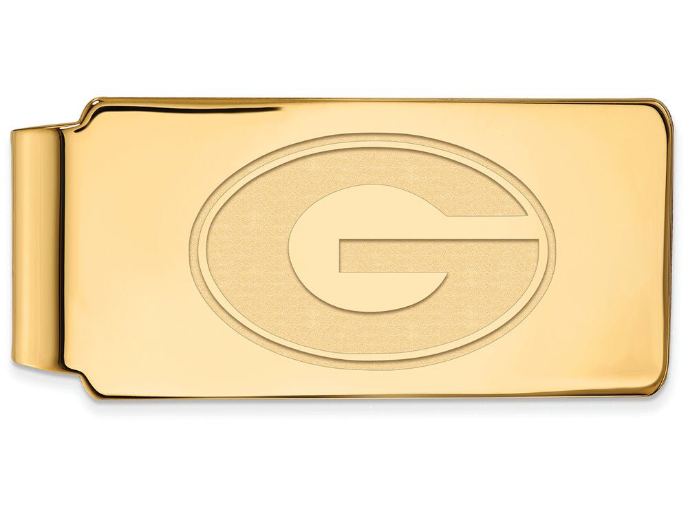 Logoart Sterling Silver Gp University Of Georgia Money Clip