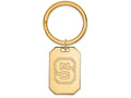 Logoart Sterling Silver Gp North Carolina State University Key Chain
