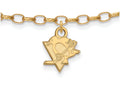Sterling Silver Gp Nhl Logoart Pittsburgh Penguins Anklet