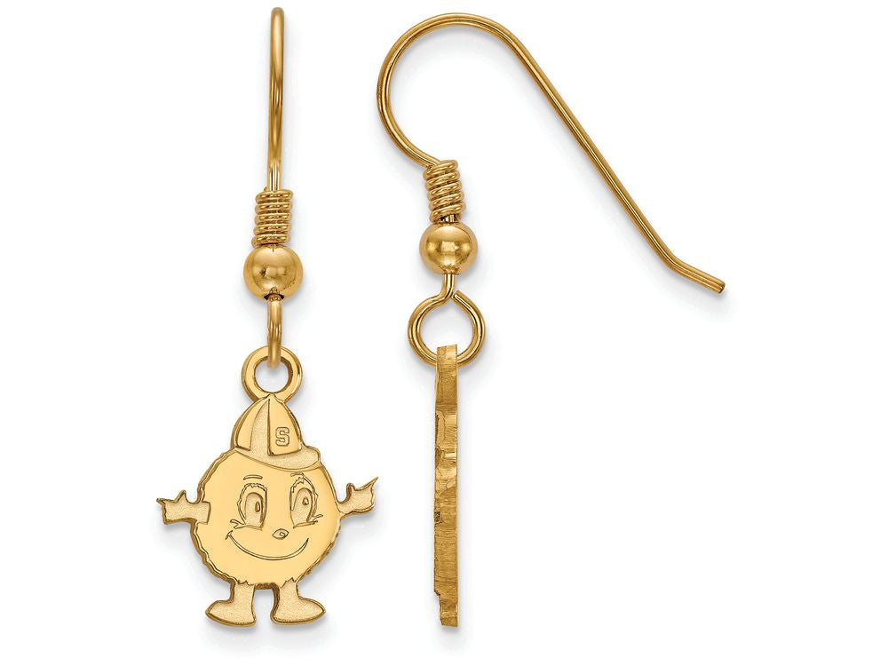 Logoart Sterling Silver Gp Syracuse University Small Dangle Earrings