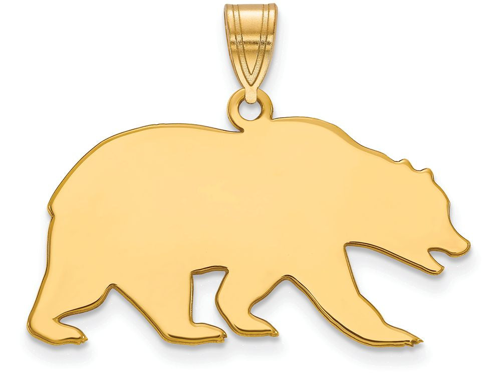 Logoart Sterling Silver Gp University Of California Berkeley Large Pendant